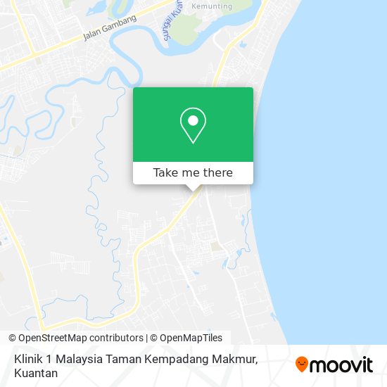 Klinik 1 Malaysia Taman Kempadang Makmur map