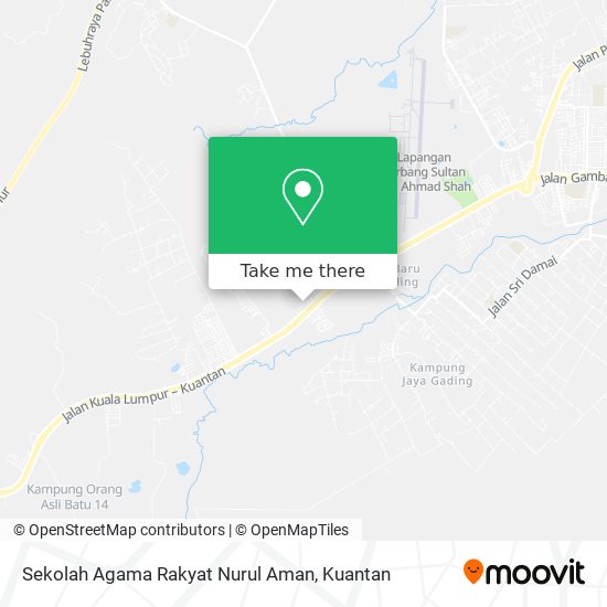 Sekolah Agama Rakyat Nurul Aman map