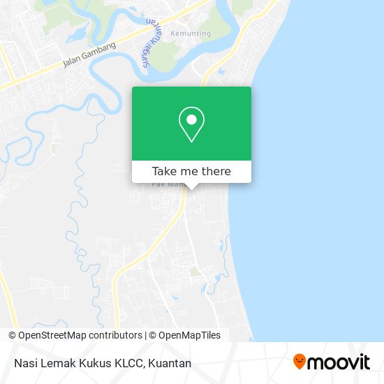 Nasi Lemak Kukus KLCC map