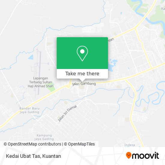 Kedai Ubat Tas map