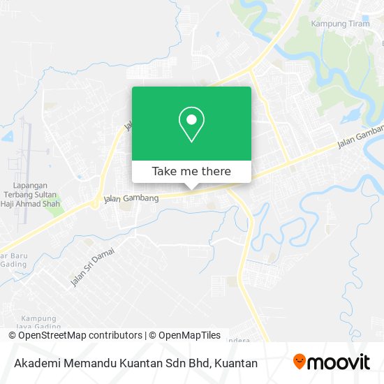 Akademi Memandu Kuantan Sdn Bhd map
