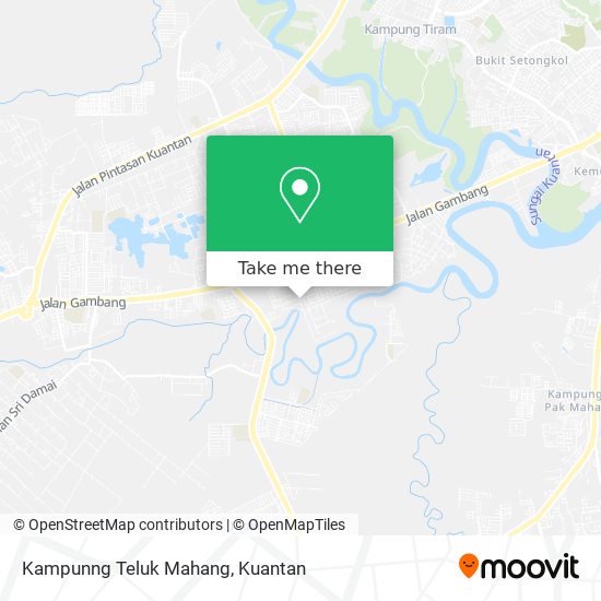 Kampunng Teluk Mahang map