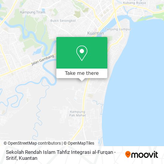 Peta Sekolah Rendah Islam Tahfiz Integrasi al-Furqan - Sritif