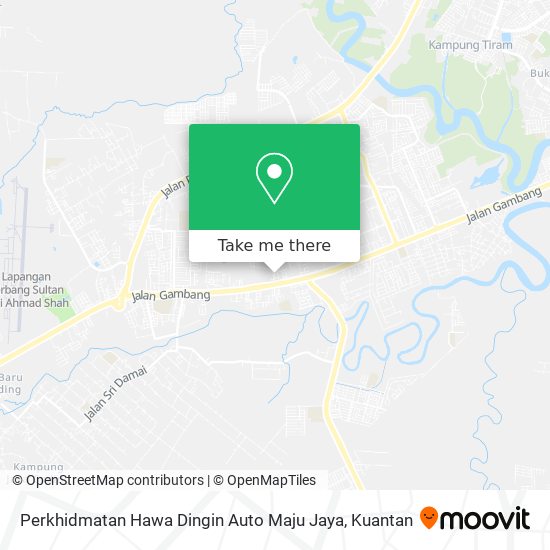 Peta Perkhidmatan Hawa Dingin Auto Maju Jaya