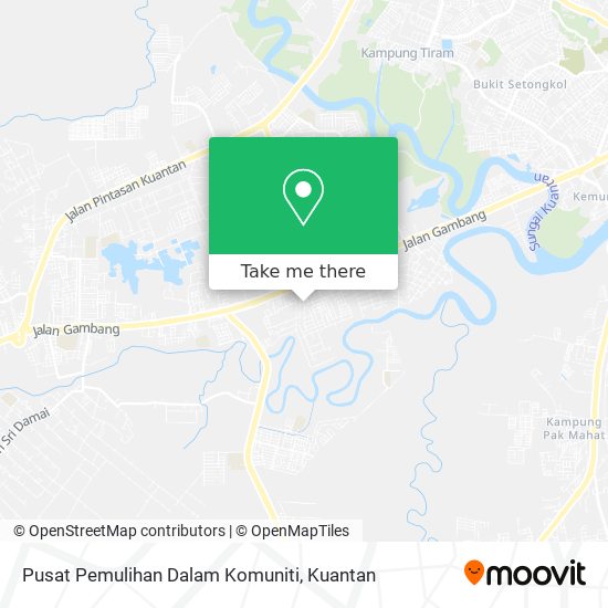 Pusat Pemulihan Dalam Komuniti map