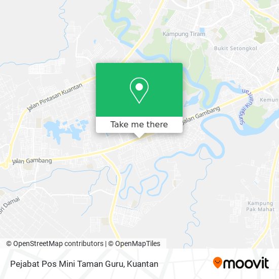 Pejabat Pos Mini Taman Guru map