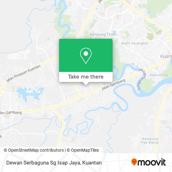 Peta Dewan Serbaguna Sg Isap Jaya