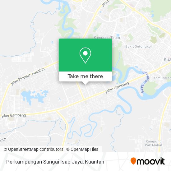 Perkampungan Sungai Isap Jaya map