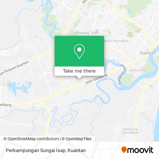 Perkampungan Sungai Isap map