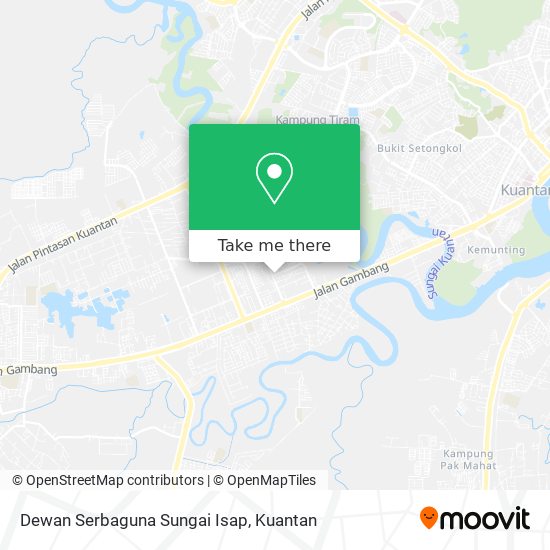 Dewan Serbaguna Sungai Isap map