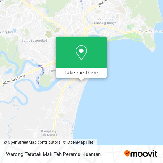 Warong Teratak Mak Teh Peramu map