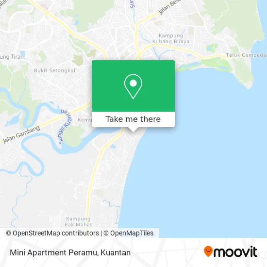 Mini Apartment Peramu map