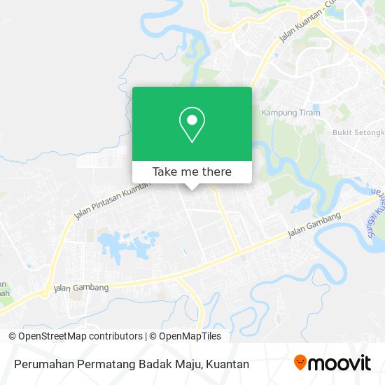 Perumahan Permatang Badak Maju map