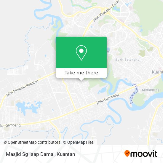 Peta Masjid Sg Isap Damai