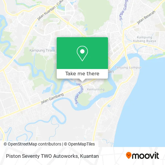 Piston Seventy TWO Autoworks map