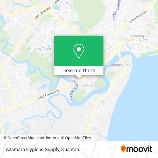 Azamara Hygiene Supply map