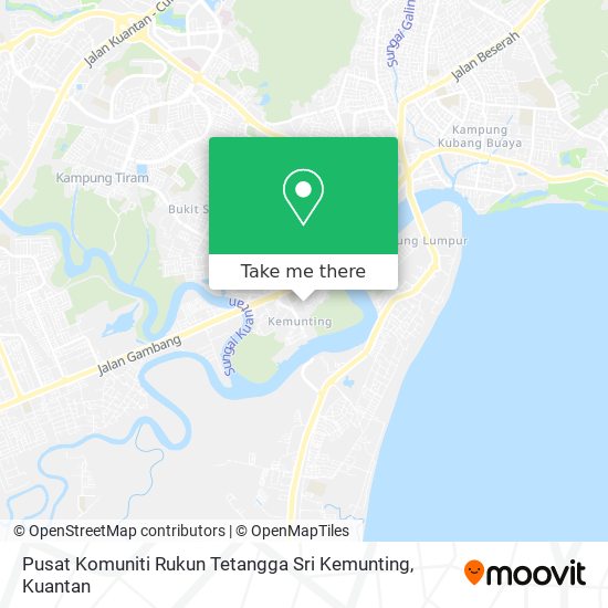 Peta Pusat Komuniti Rukun Tetangga Sri Kemunting