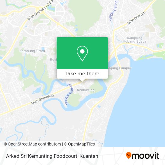 Arked Sri Kemunting Foodcourt map