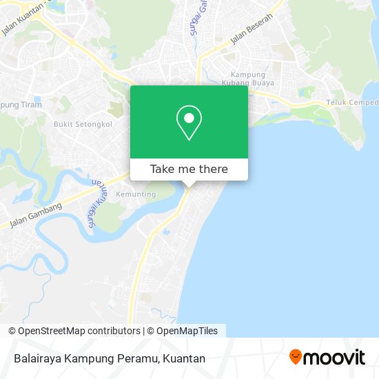 Balairaya Kampung Peramu map