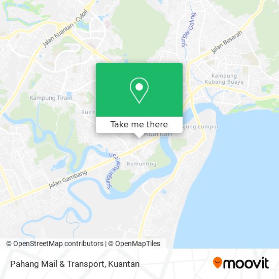 Peta Pahang Mail & Transport