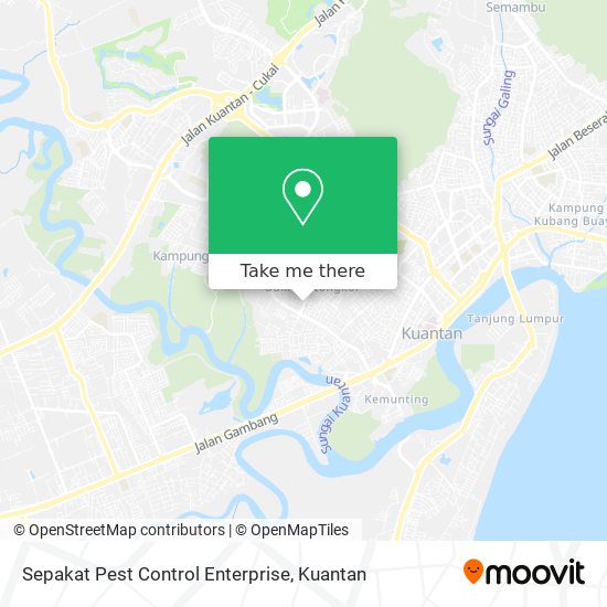 Peta Sepakat Pest Control Enterprise