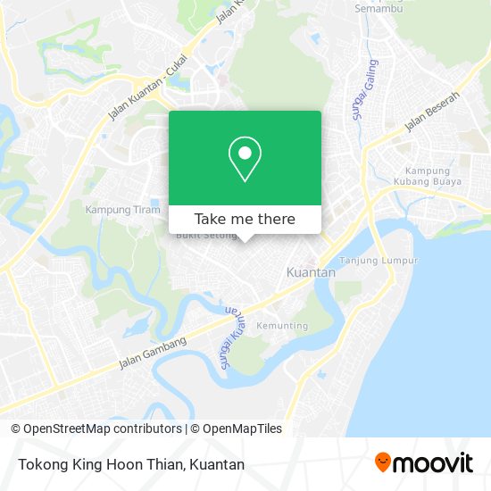 Tokong King Hoon Thian map