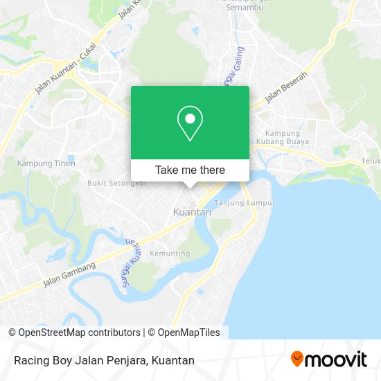 Racing Boy Jalan Penjara map