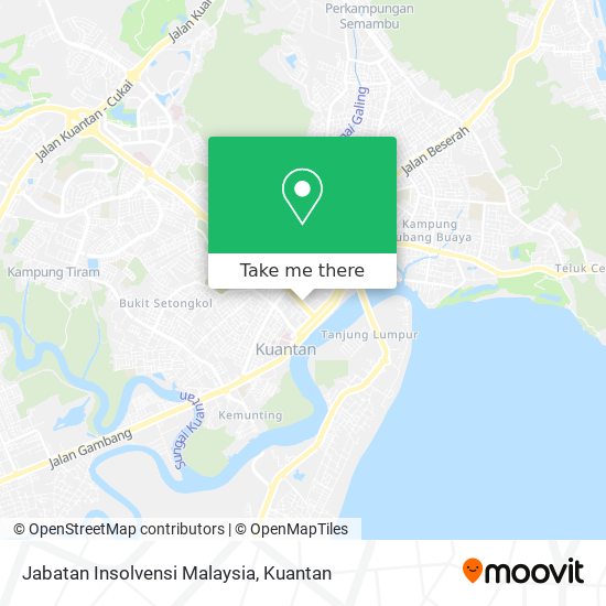Peta Jabatan Insolvensi Malaysia