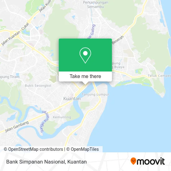 Bank Simpanan Nasional map