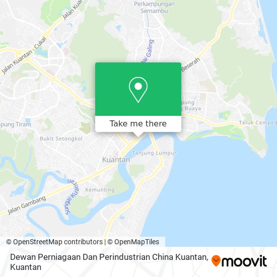 Peta Dewan Perniagaan Dan Perindustrian China Kuantan