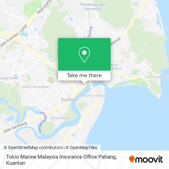 Tokio Marine Malaysia Insurance Office Pahang map