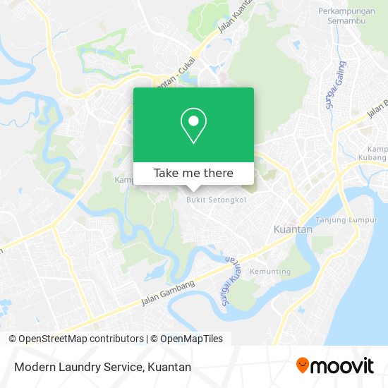 Modern Laundry Service map