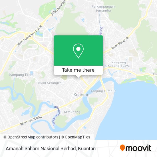 Amanah Saham Nasional Berhad map