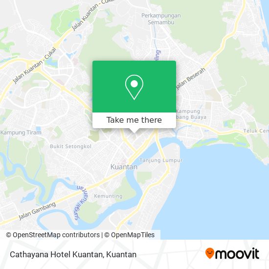 Peta Cathayana Hotel Kuantan