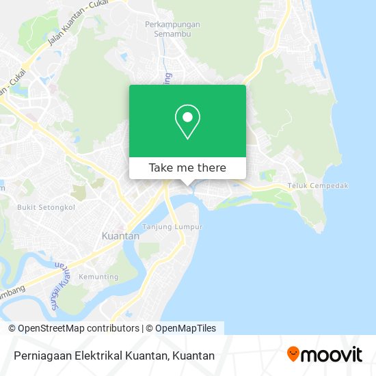 Perniagaan Elektrikal Kuantan map