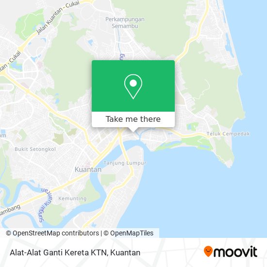 Peta Alat-Alat Ganti Kereta KTN