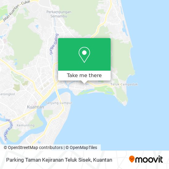 Peta Parking Taman Kejiranan Teluk Sisek