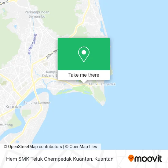 Hem SMK Teluk Chempedak Kuantan map
