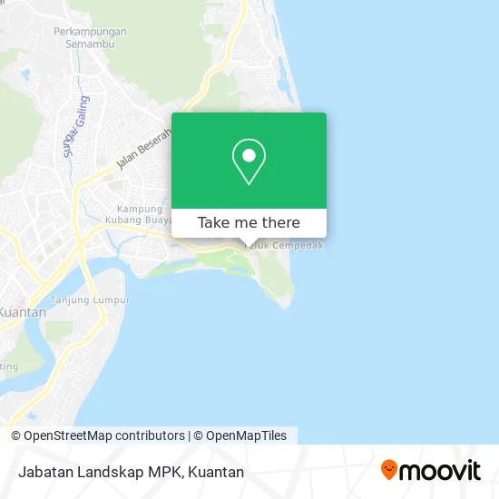 Jabatan Landskap MPK map