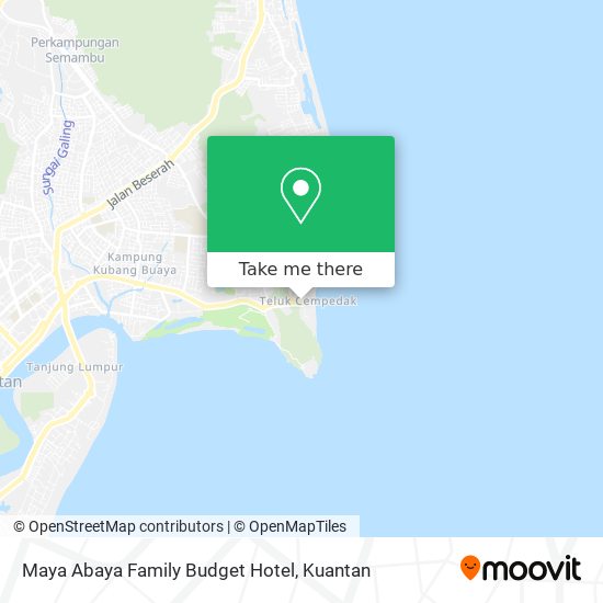 Maya Abaya Family Budget Hotel map