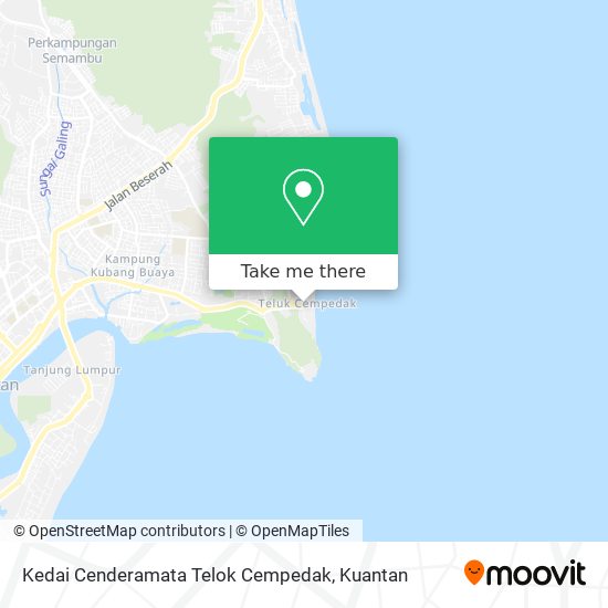 Peta Kedai Cenderamata Telok Cempedak