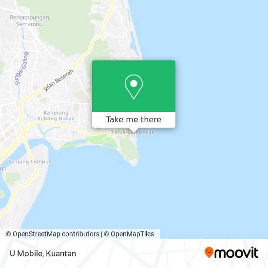 U Mobile map