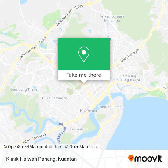 Peta Klinik Haiwan Pahang