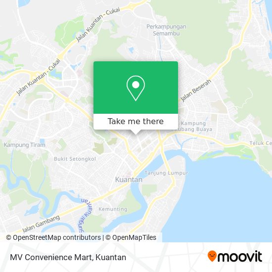 MV Convenience Mart map