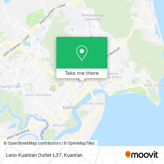 Leno Kuantan Outlet-L37 map