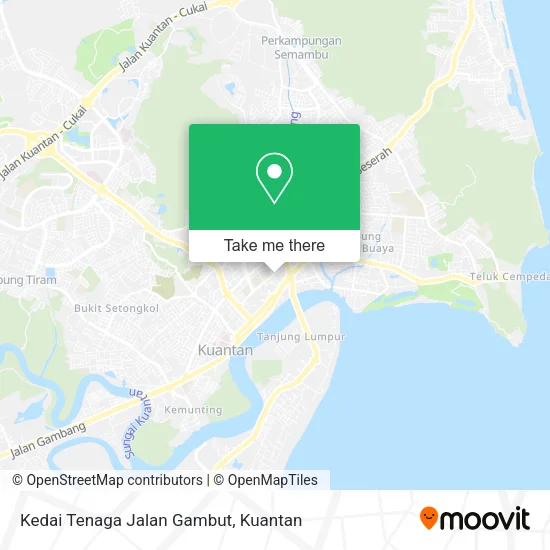 Kedai Tenaga Jalan Gambut map