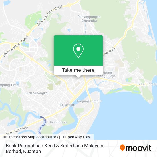 Bank Perusahaan Kecil & Sederhana Malaysia Berhad map