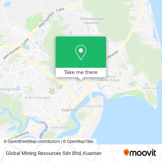 Global Mining Resources Sdn Bhd map