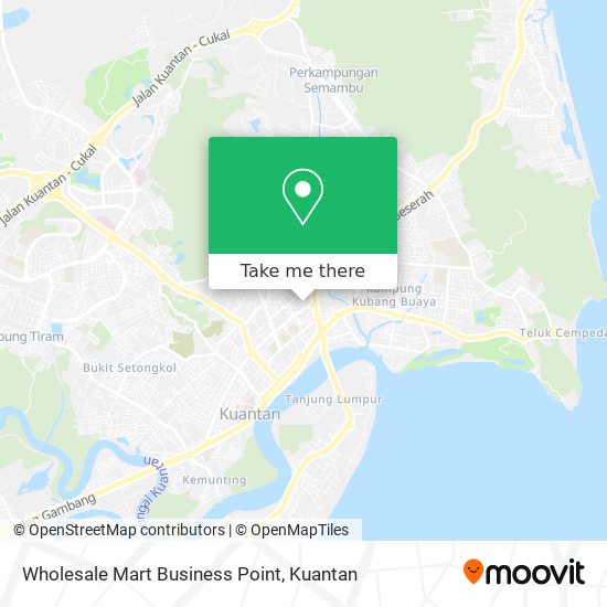 Wholesale Mart Business Point map