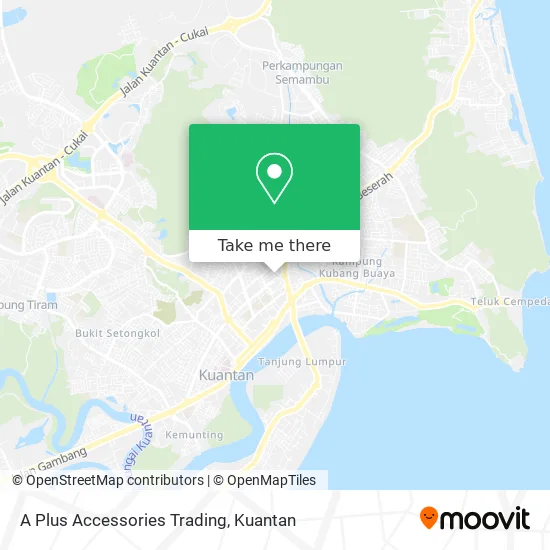 A Plus Accessories Trading map